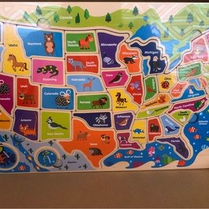 Wooden Map Puzzle